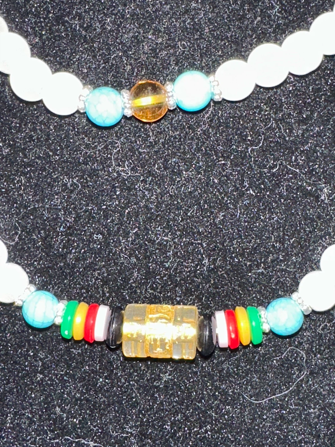 Beaded Necklace Set with Accent Stones - photo 2