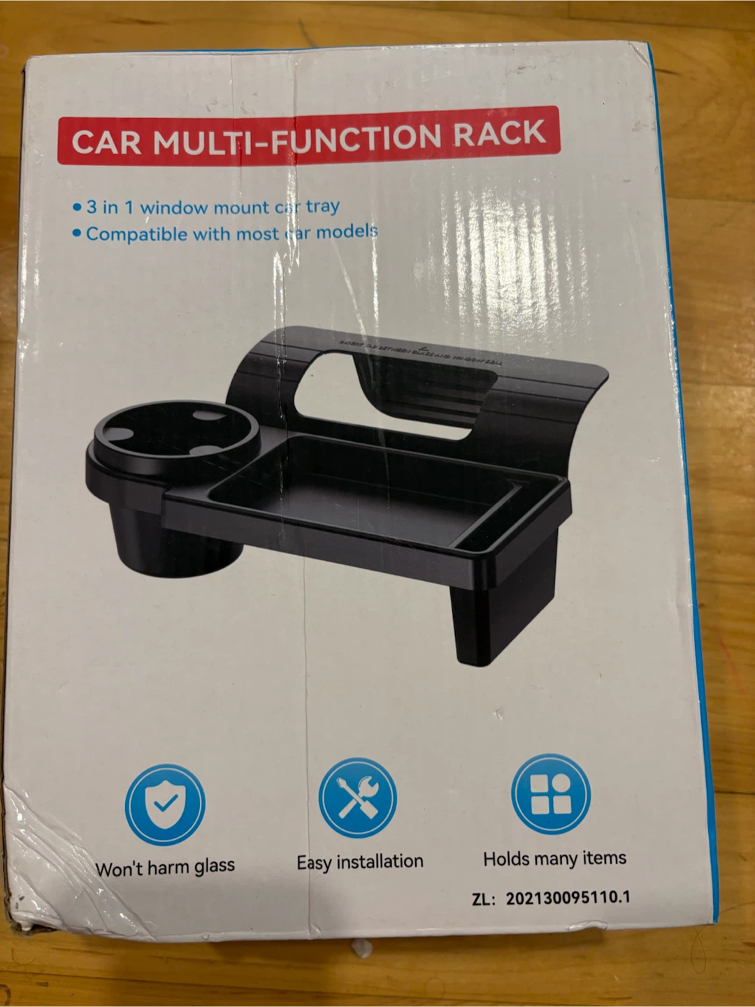 3 in 1 Window Mount Car Multi-Function Tray