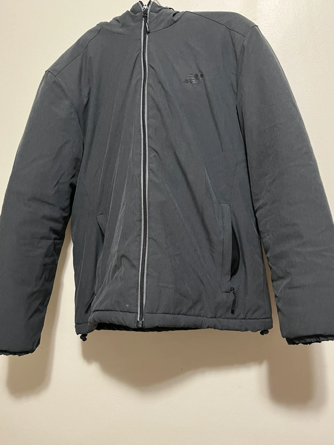 New Balance Grey Puffer Jacket