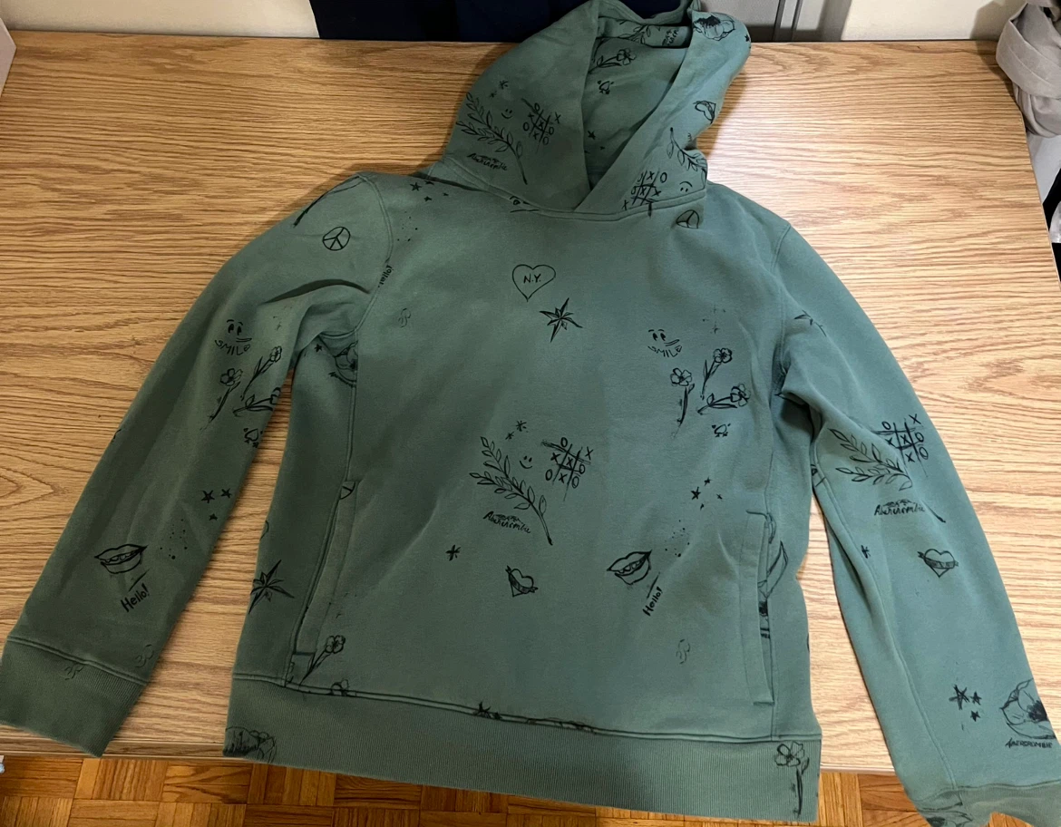 Abercrombie & Fitch Printed Hoodie