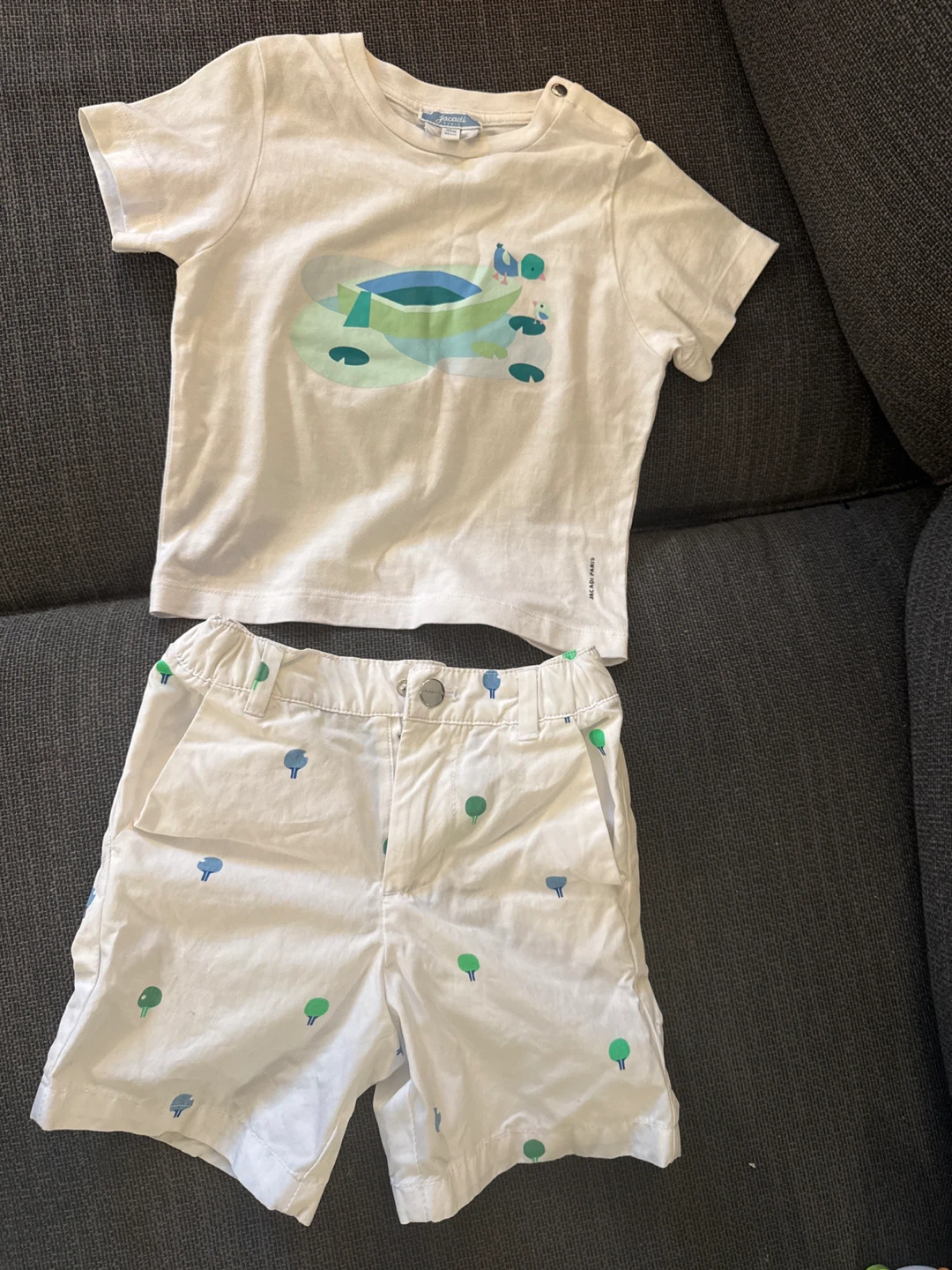 Jacadi Paris toddler boys two-piece outfit 3 years boy