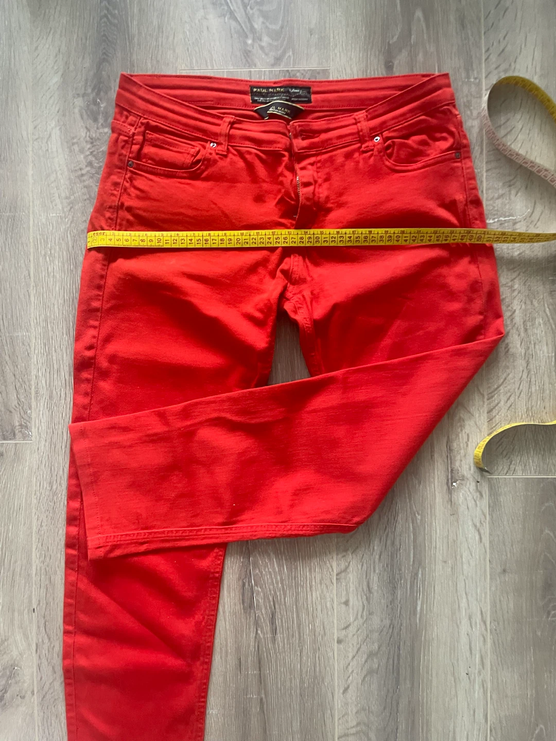 Paul Mark Red Tailored Jeans - photo 2