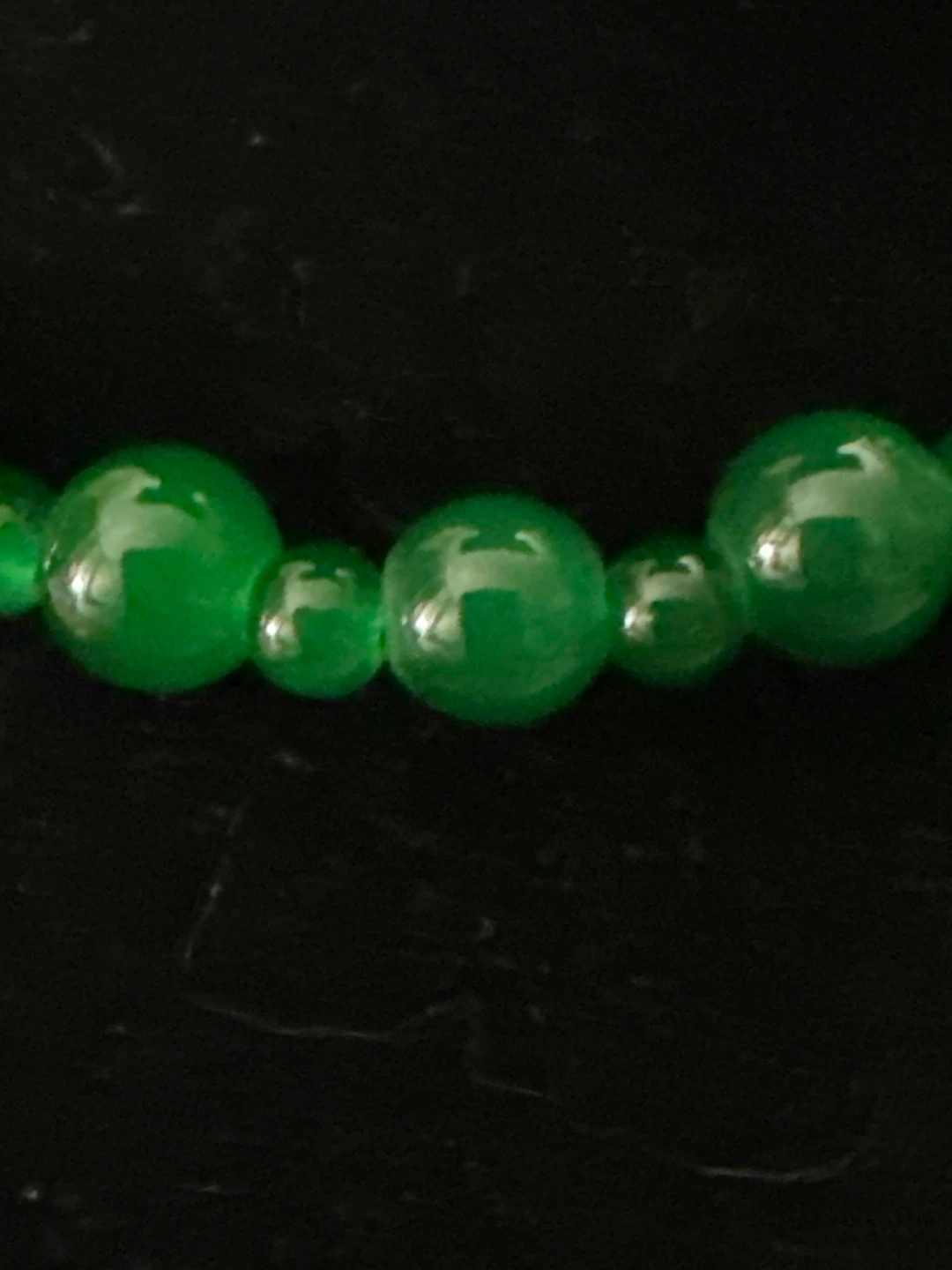 Green Beaded  doble bracelet - photo 3