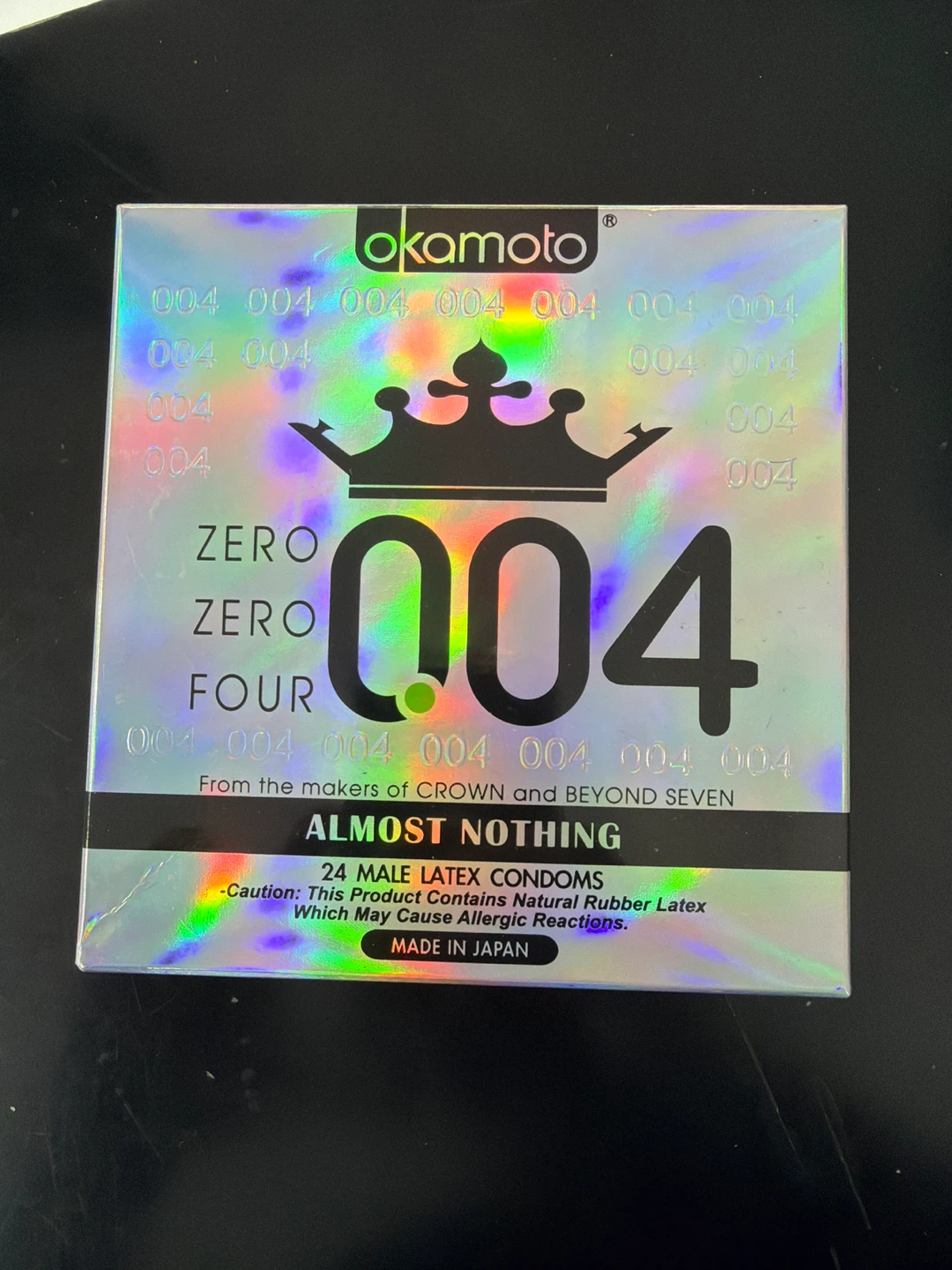 Okamoto 004 Male Latex Condoms 24 Pack