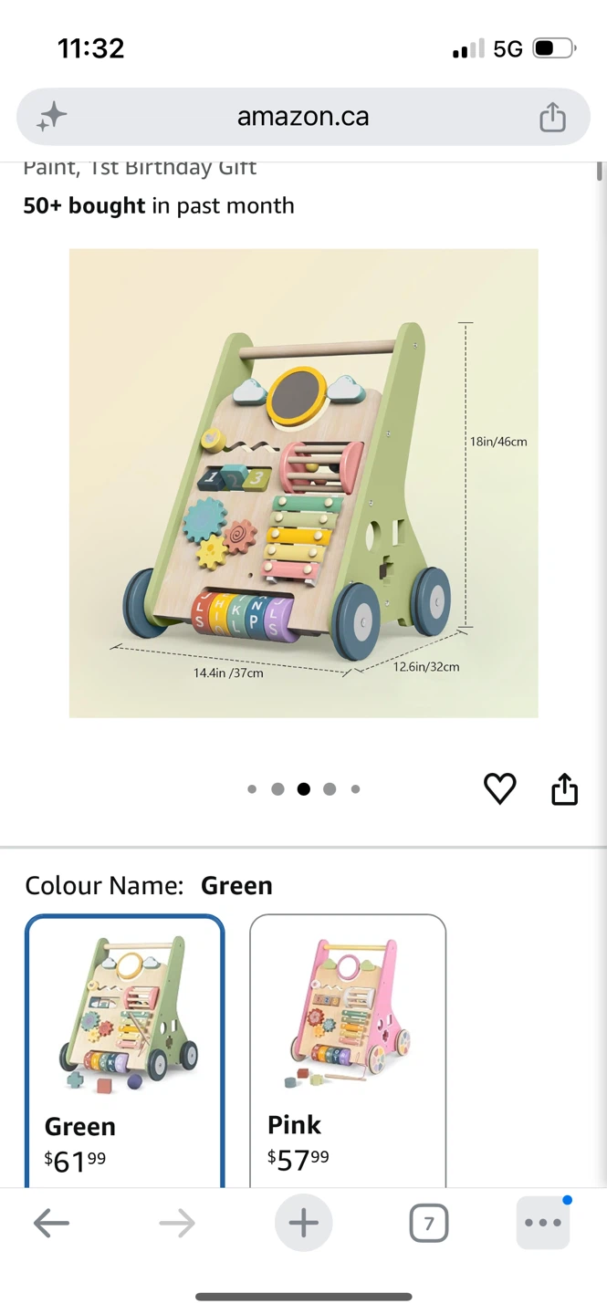 Wooden Activity Walker - photo 4