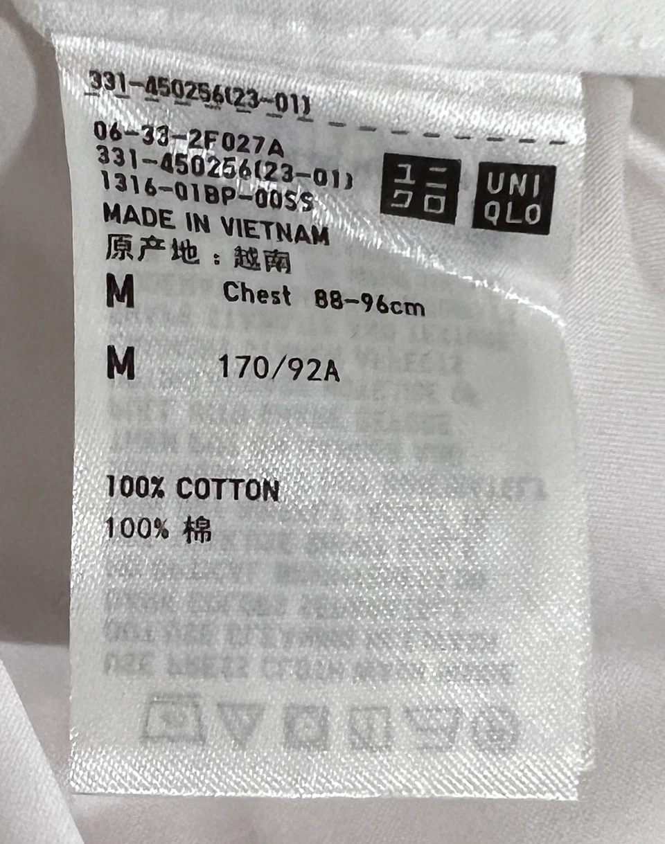 UNIQLO (100% New) White Super Non-Iron Slim Fit Business Shirt - photo 5