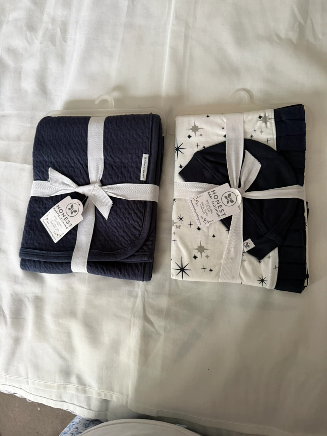 Honest Baby Clothing Blanket and Cap Sets
