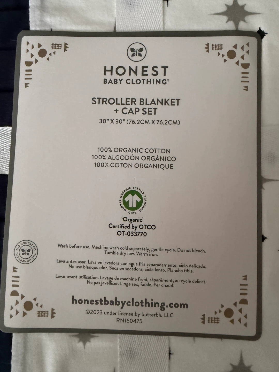Honest Baby Clothing Blanket and Cap Sets - photo 5