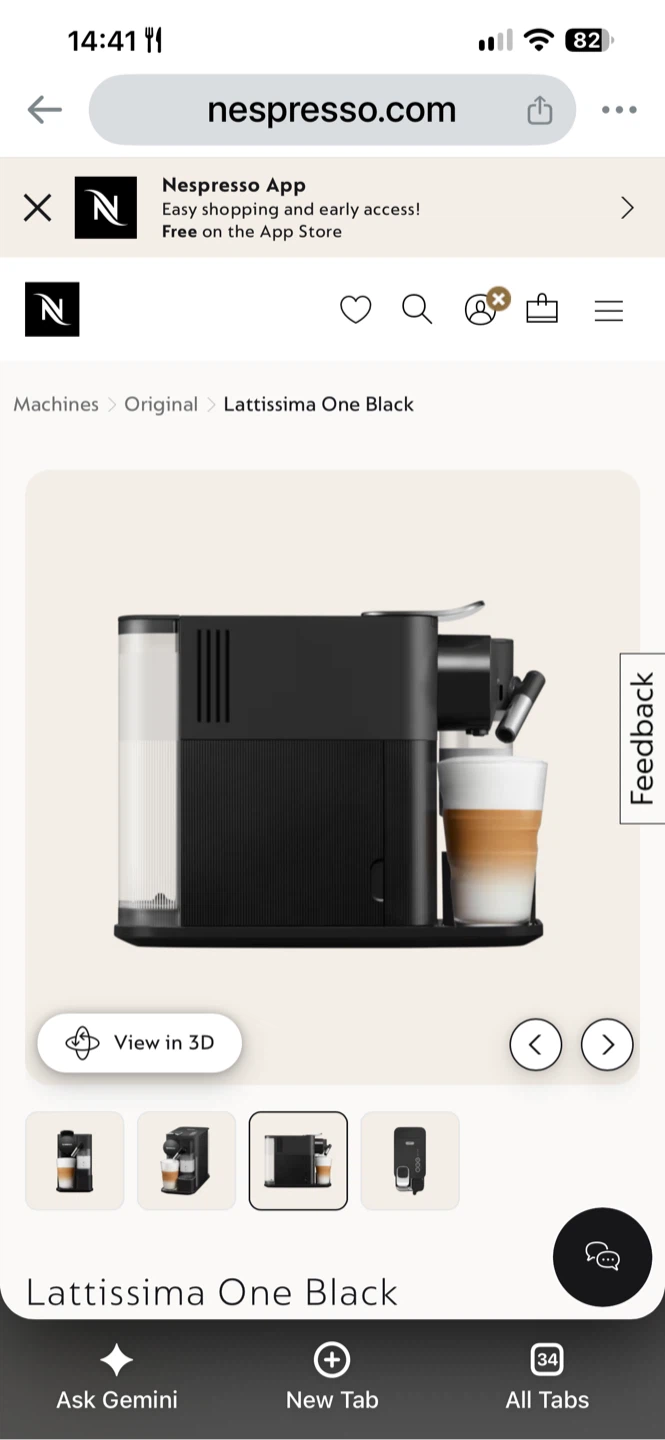 Nespresso Lattissima Touch Coffee Machine - photo 4