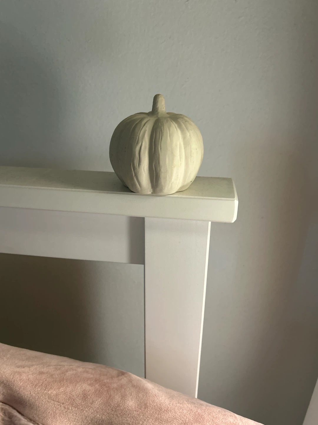 Decorative Cream Ceramic Pumpkin