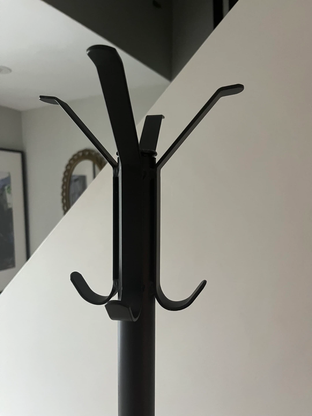 Black Metal Coat Stand 63 inches tall - photo 3