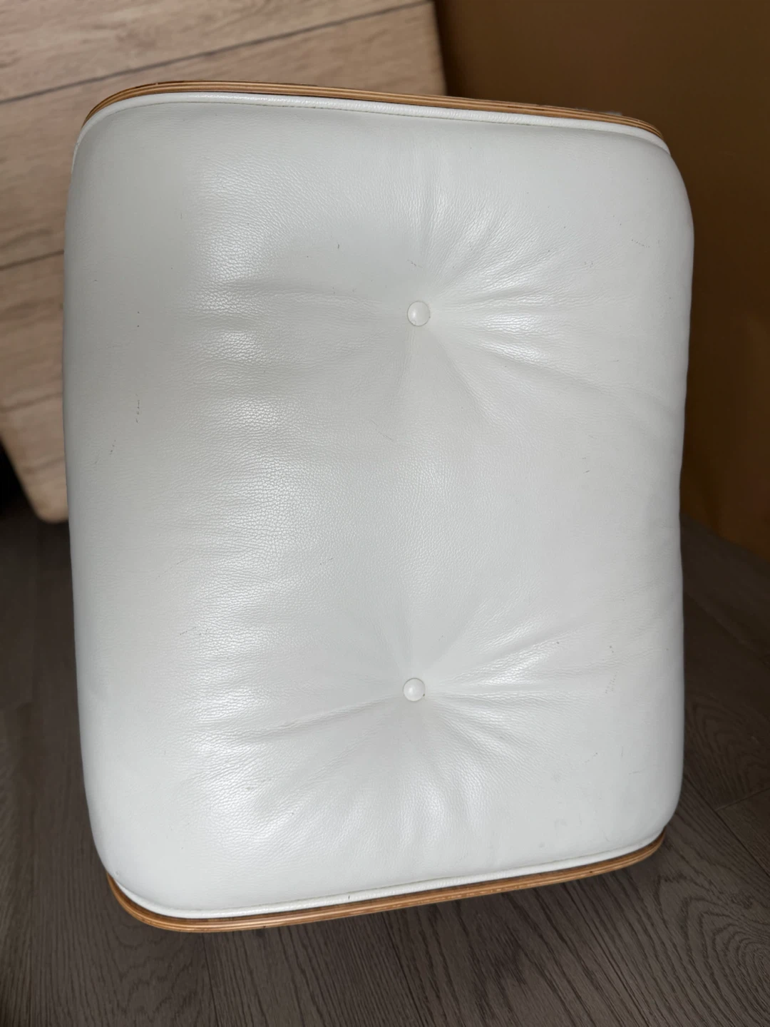 Ottoman for Eames-inspired Lounge Chair, White - photo 3