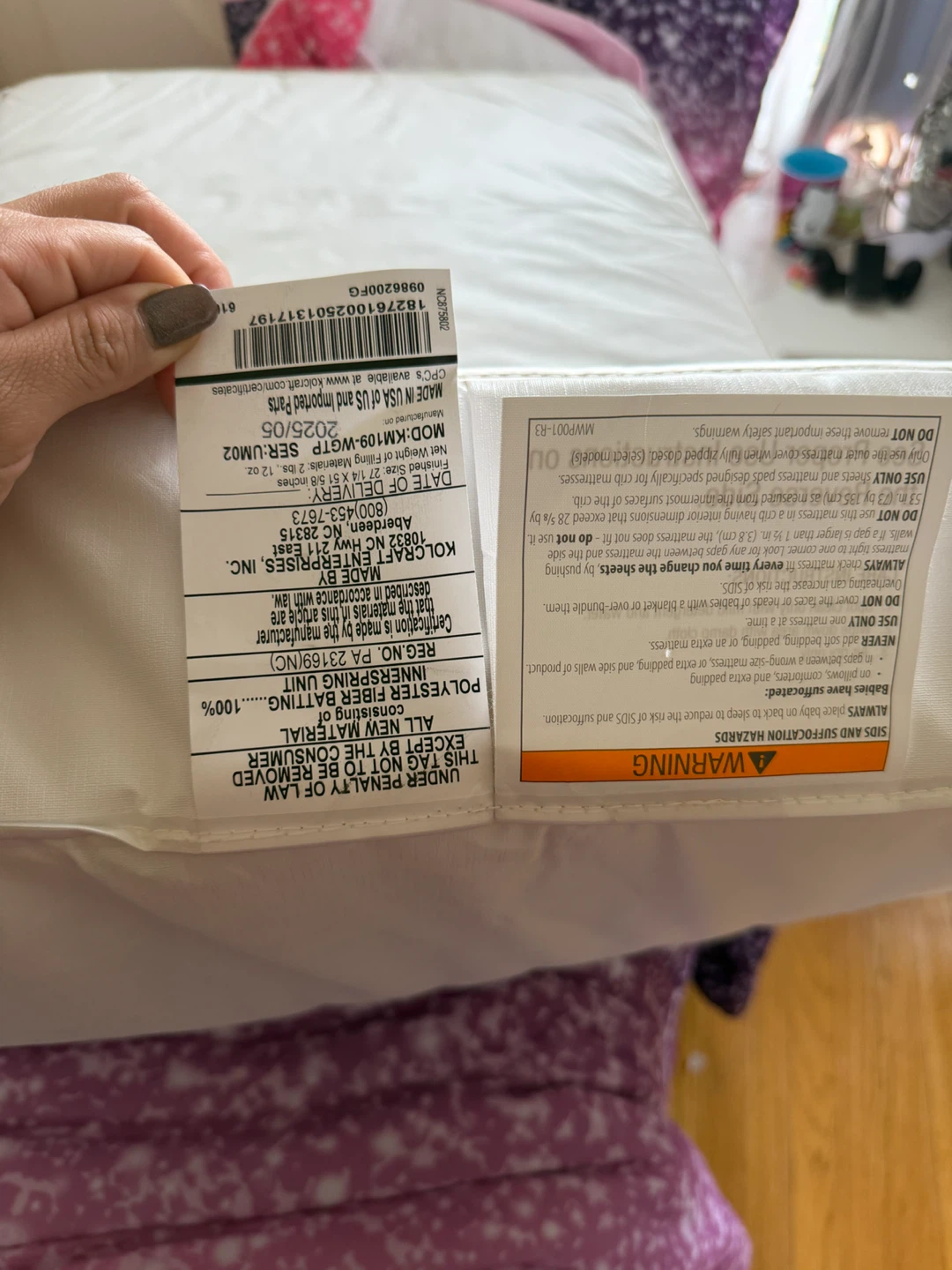 Kolcraft Pediatric 800 Infant and Toddler va Crib Mattress - photo 3