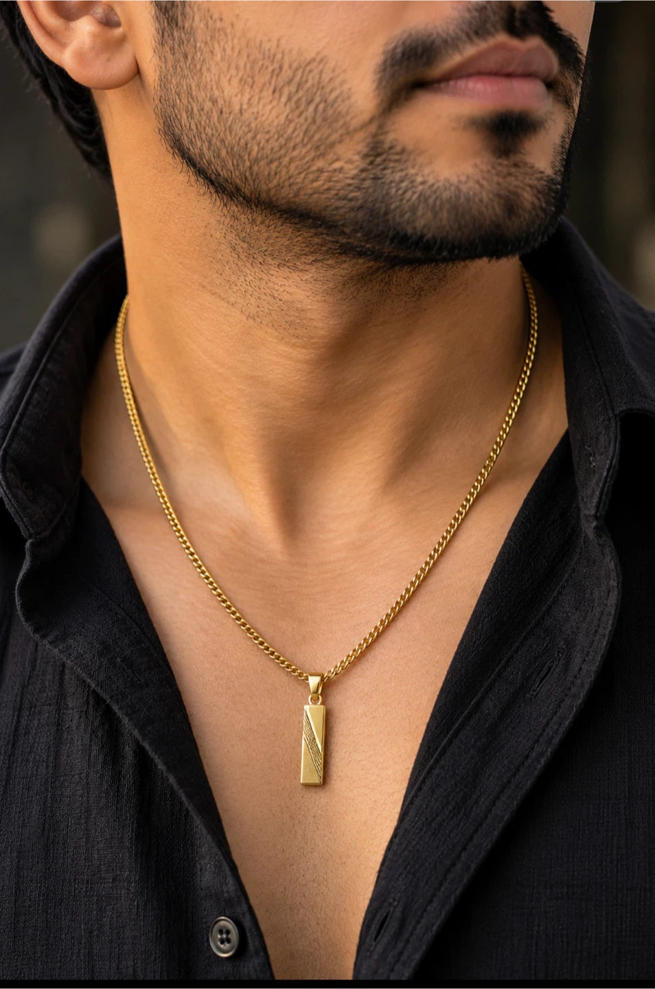 10k Gold mens Necklace