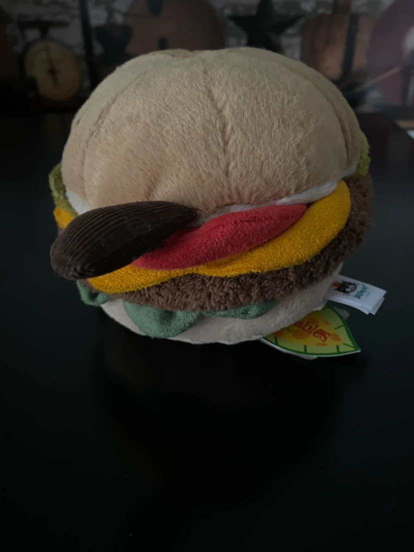NEW! Retired Jellycat Amuseables Hamburger Plush! - photo 4