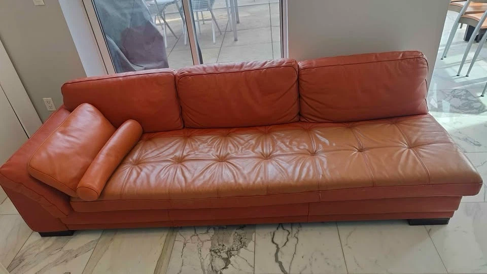 Leather Roche Bobois Couch