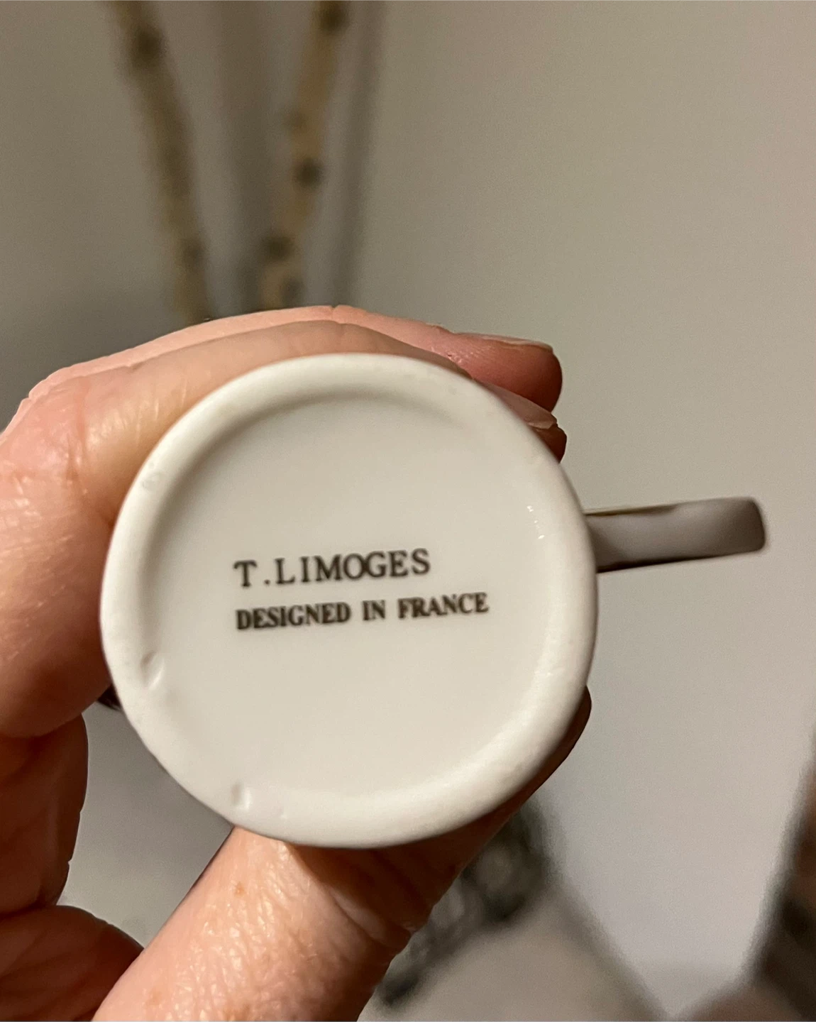 T. Limoges Miniature Porcelain Teapot - photo 4