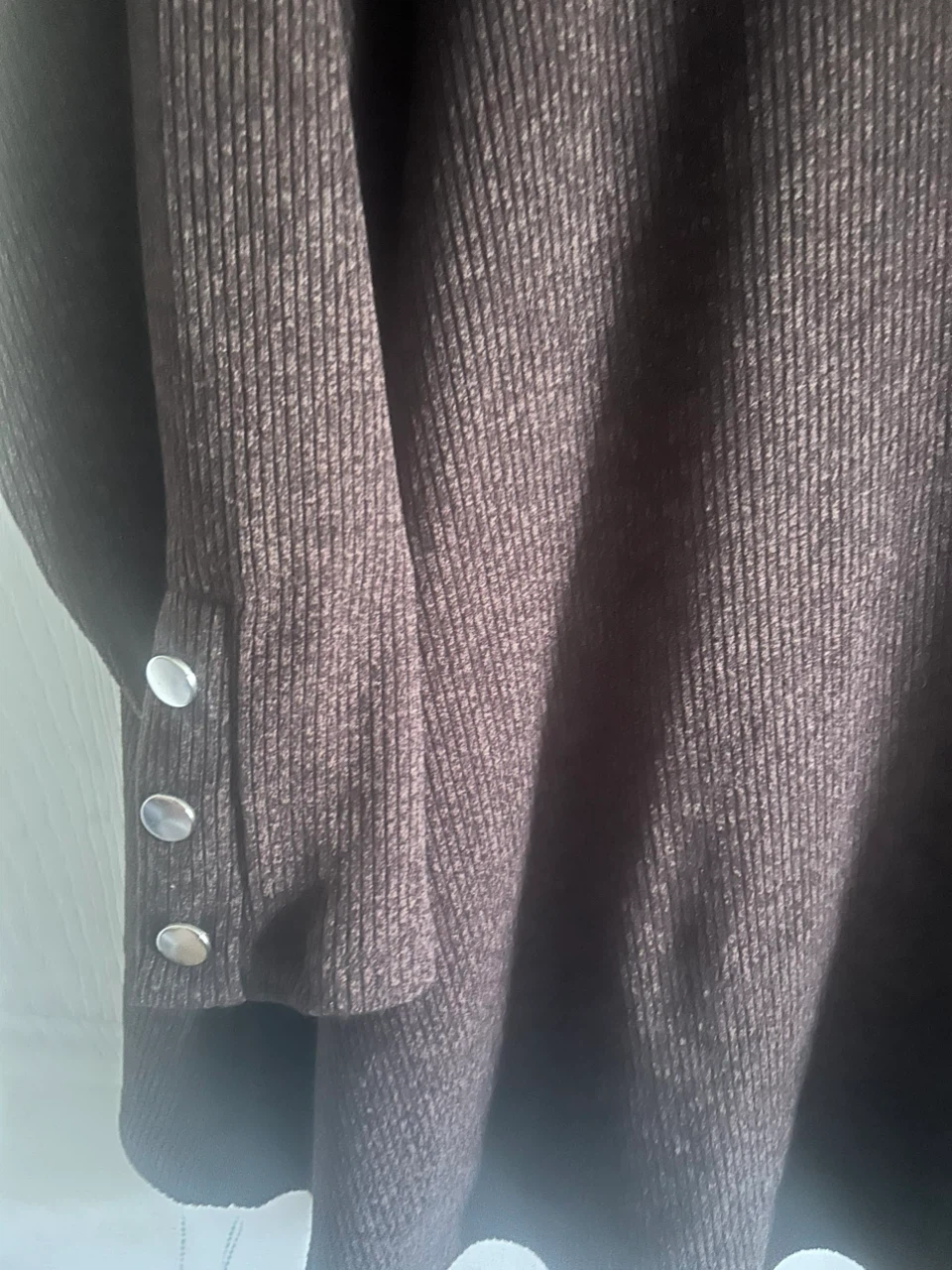 PENN Brown Ribbed Long Sleeve Top - photo 2