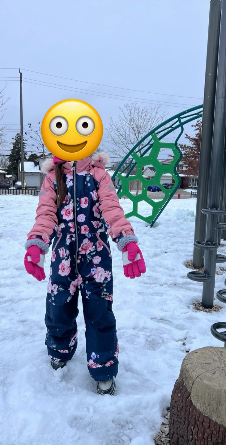 Deux par Deux Kids Floral Snowsuit