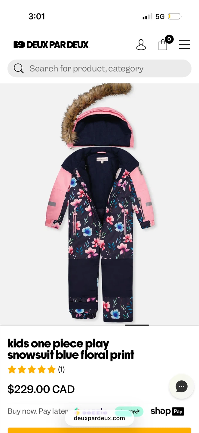 Deux par Deux Kids Floral Snowsuit - photo 4