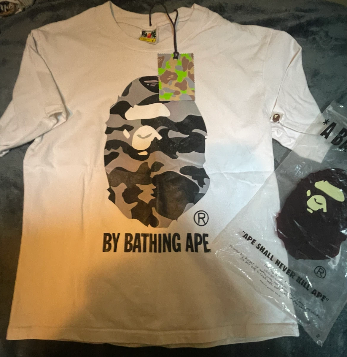 A Bathing Ape T-Shirt White Small