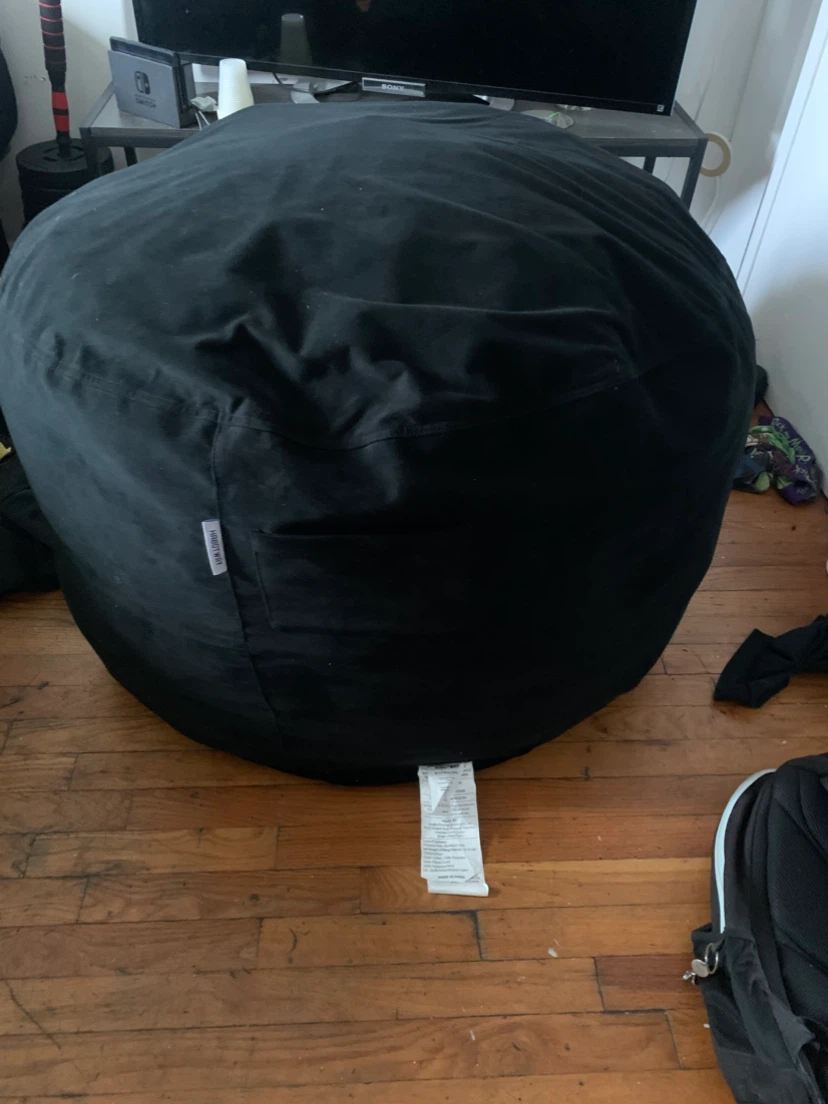 HABUTWAY Black Bean Bag Chair