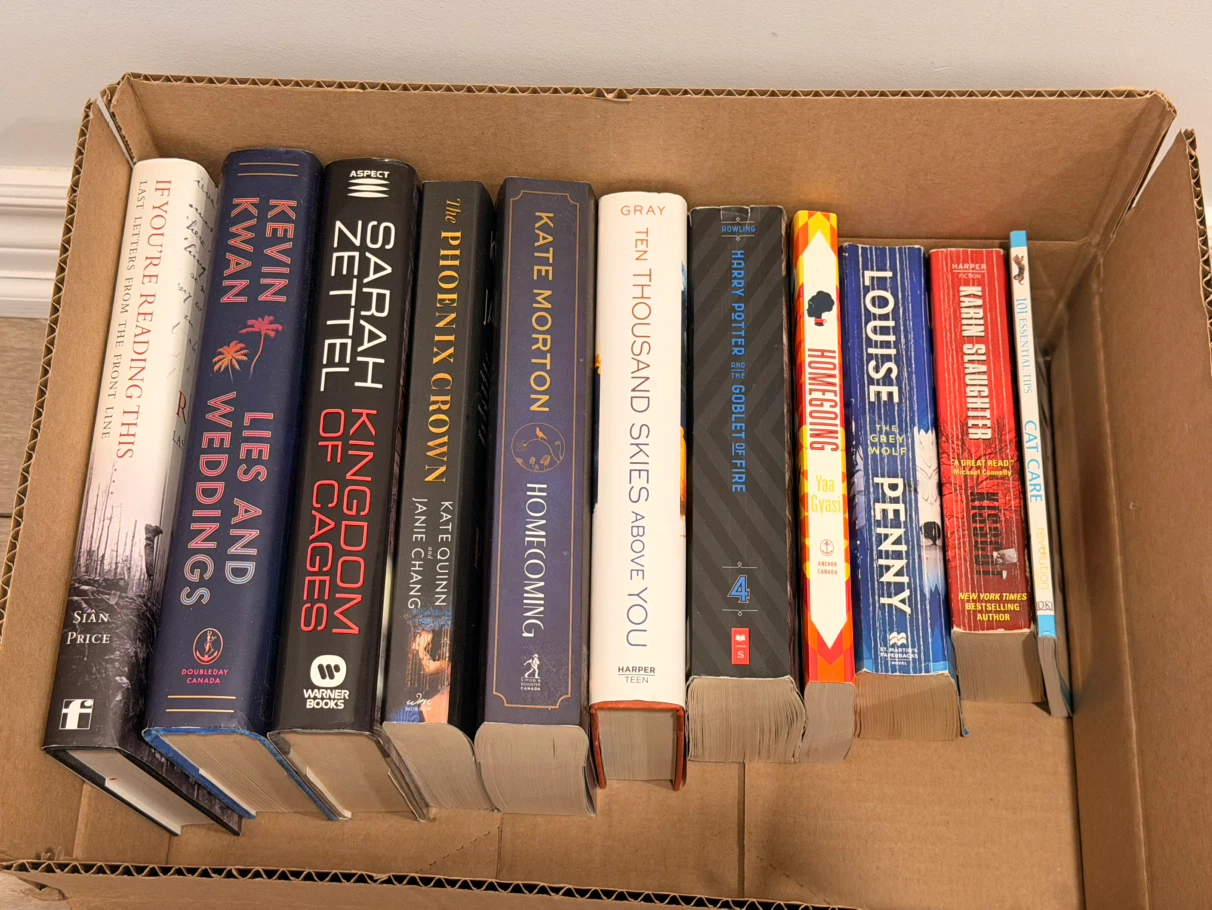 $10 for all! Box of 11 Assorted Fiction and Non-Fiction Books