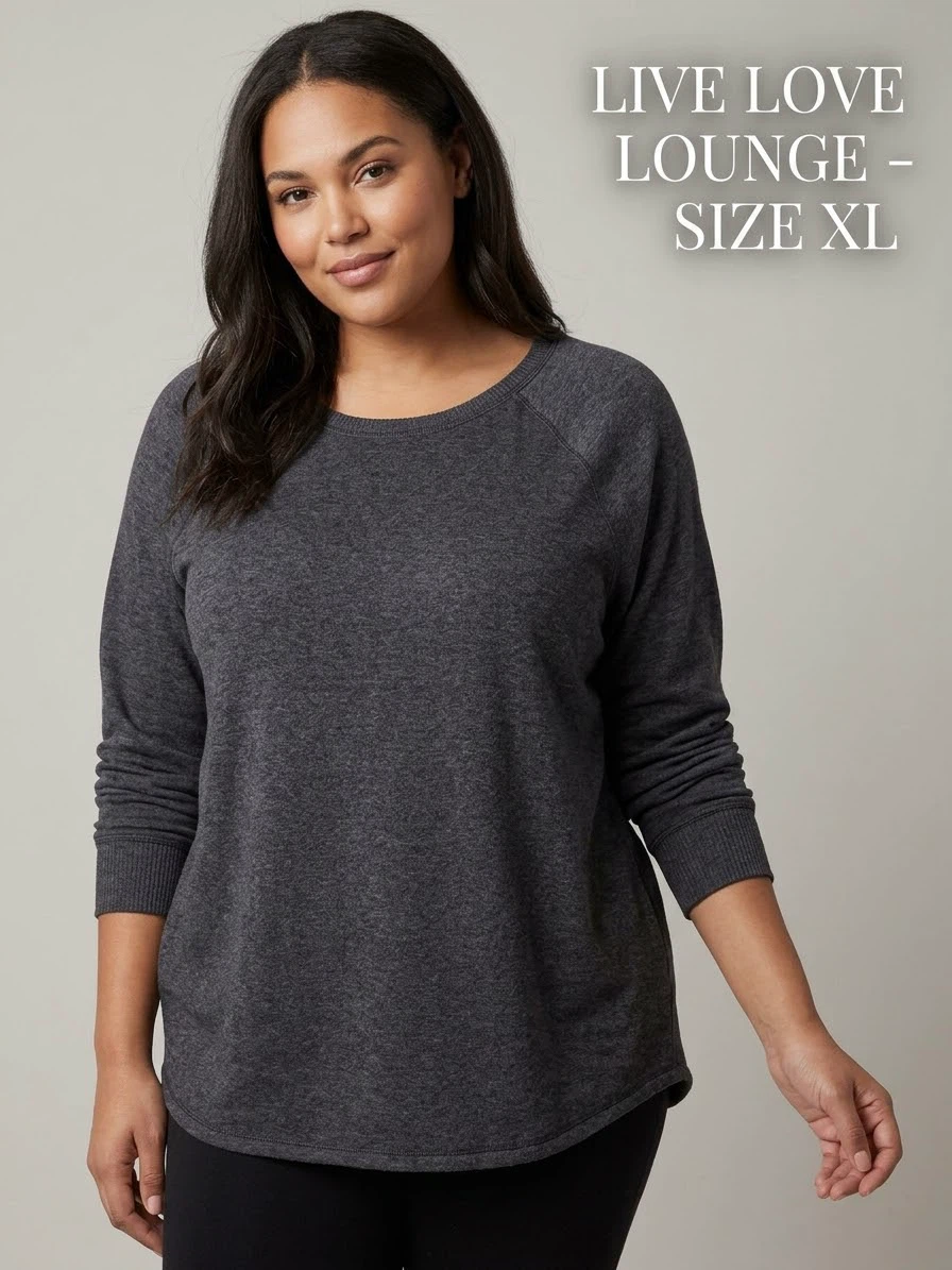 Live Love Lounge Karen Neuburger Sweatshirt Size XL