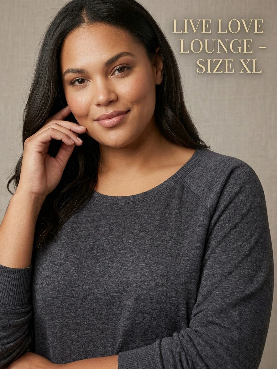 Live Love Lounge Karen Neuburger Sweatshirt Size XL - photo 2