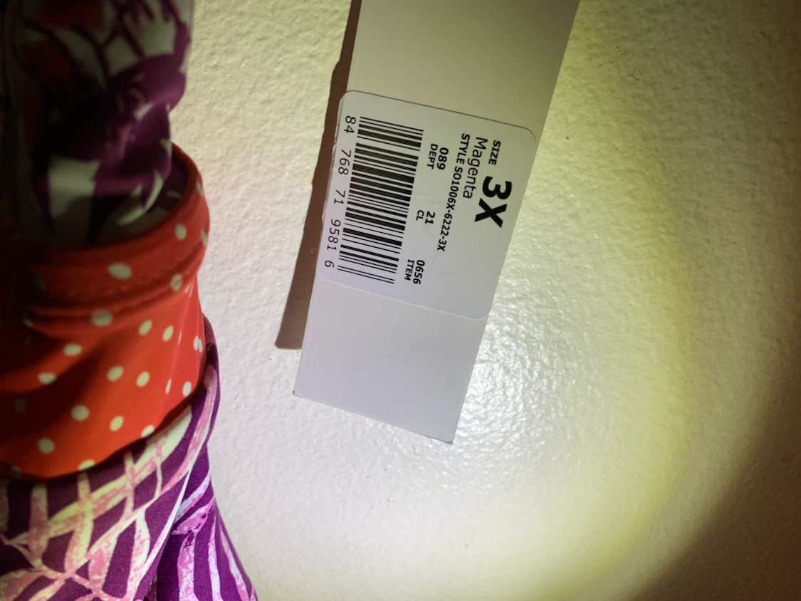 Social Angel Floral One-Piece Swimsuit Size 3X - photo 5