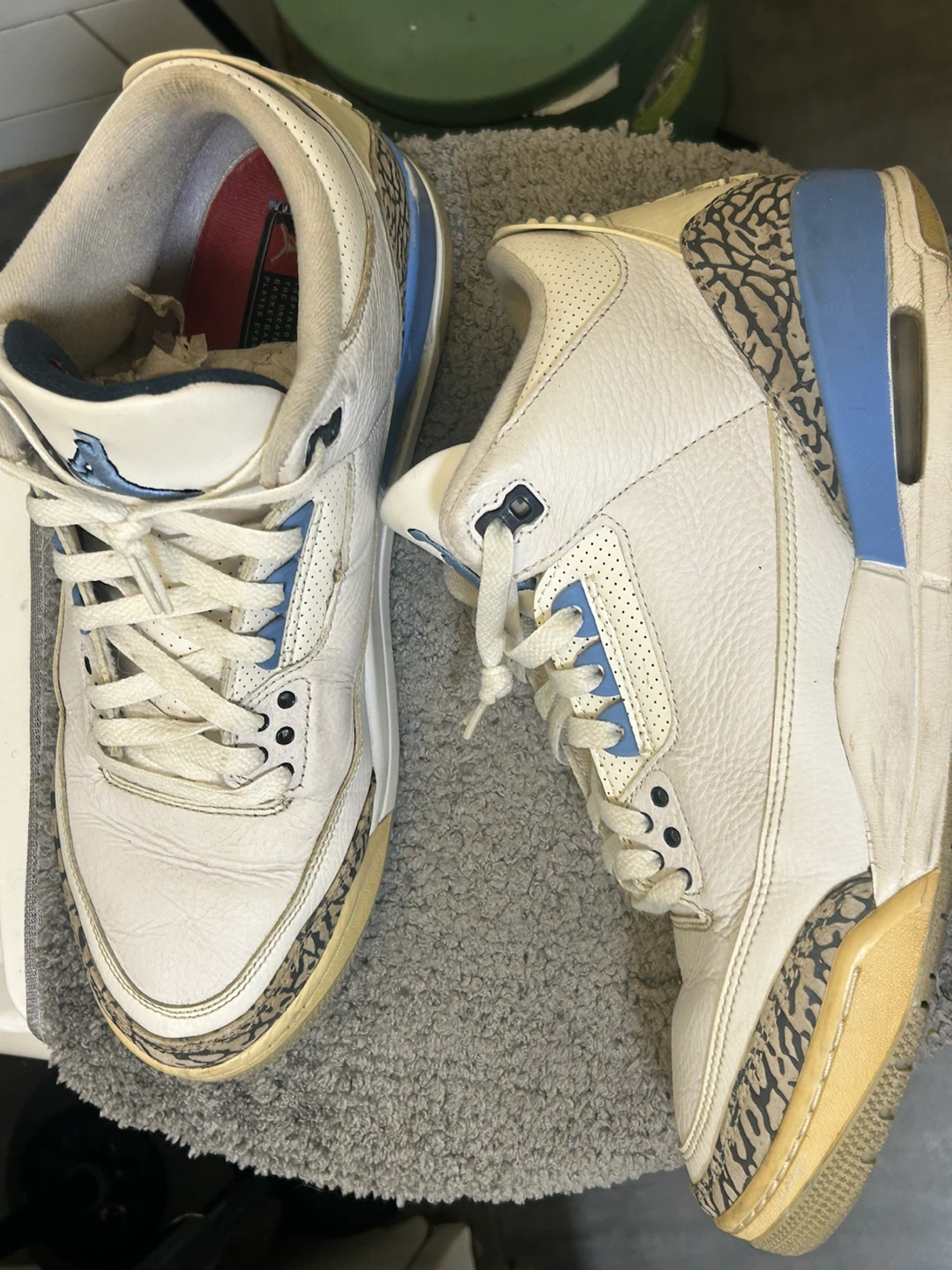 Size 12 Air Jordan 3 UNC Retro
