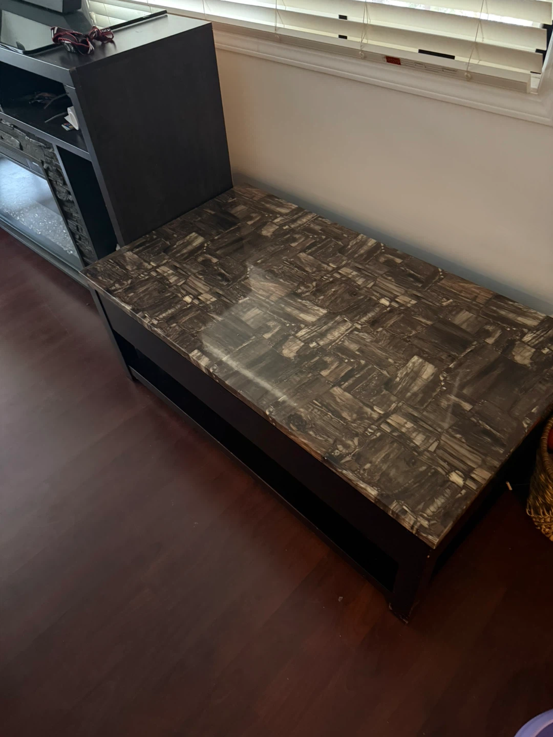 Sicily Coffee Table with Lift Top and end table