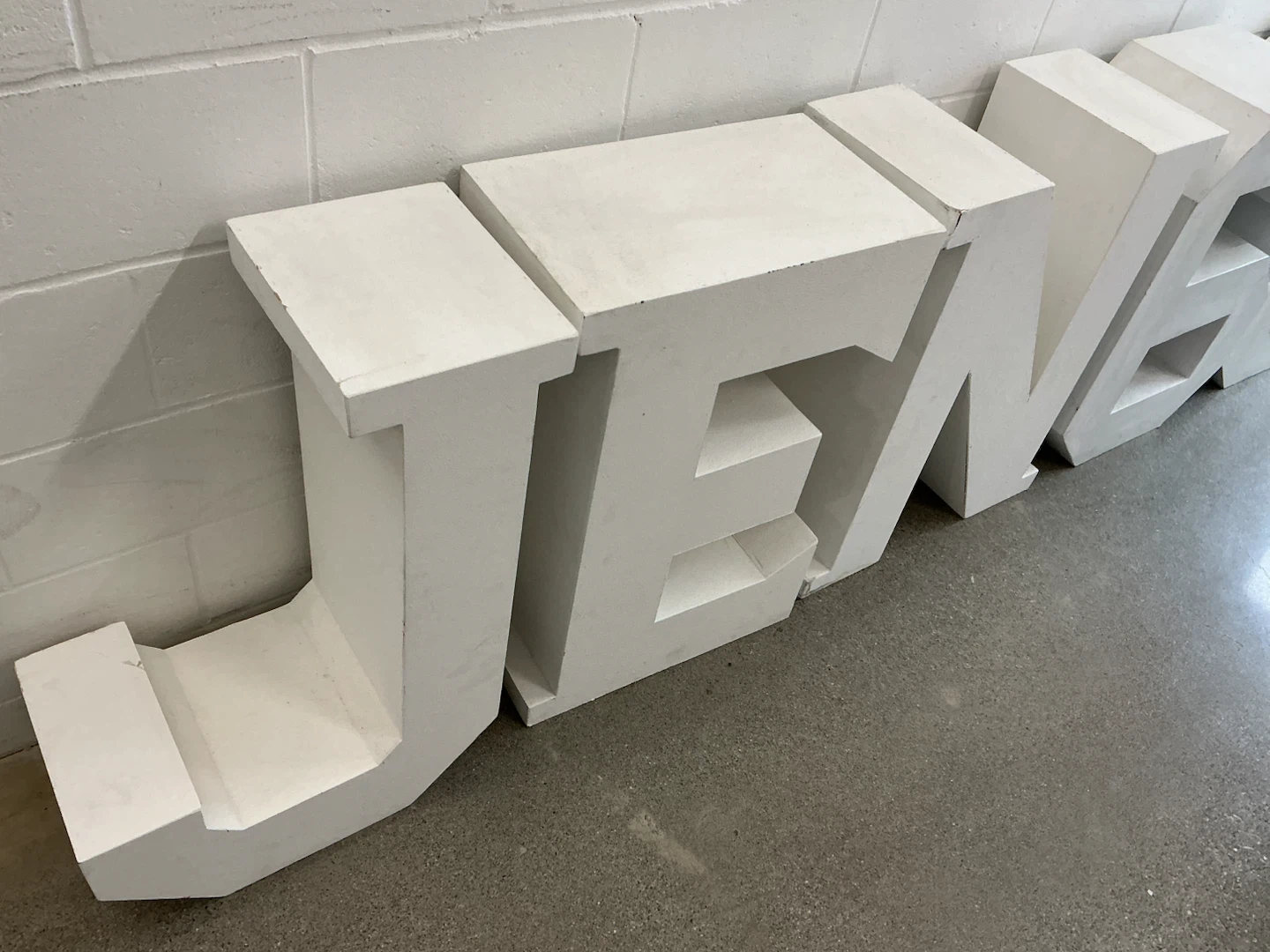 LARGE WOODEN DECORATION LETTERS - photo 5