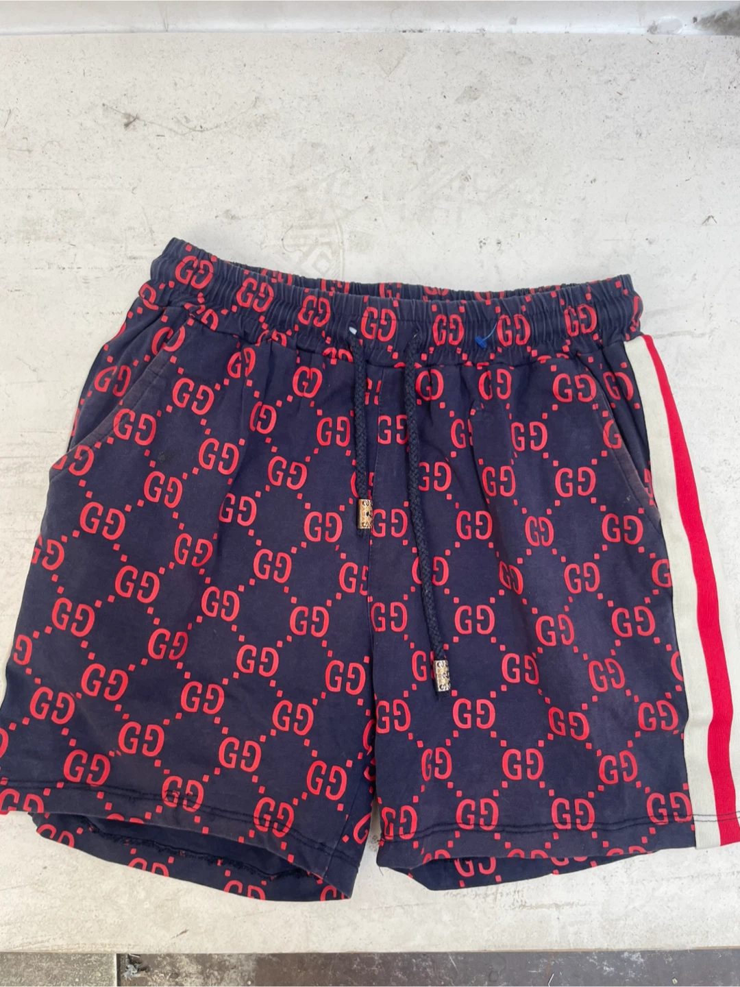 Gucci Monogram Logo Shorts