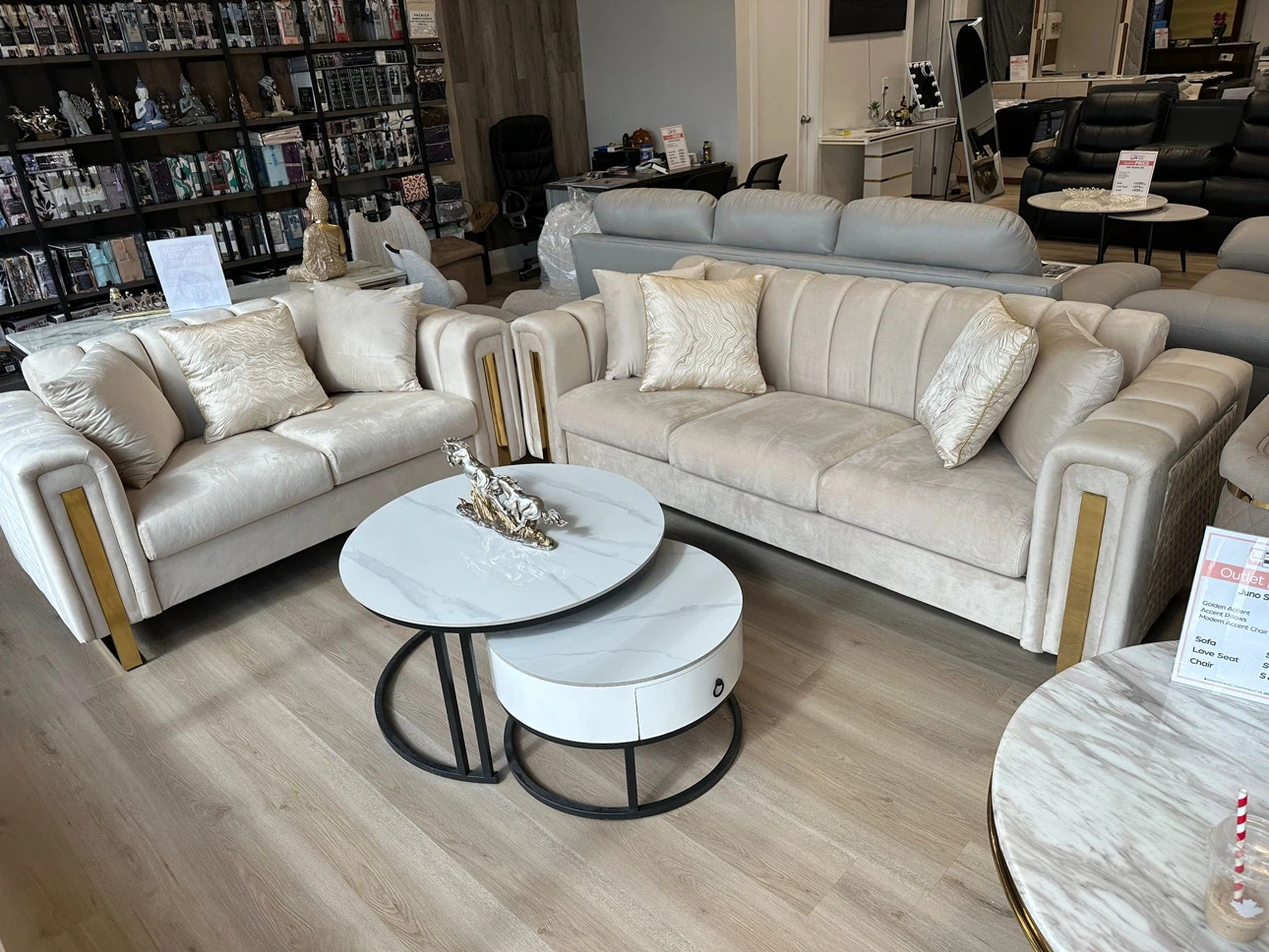 Sofa and Loveseat Set