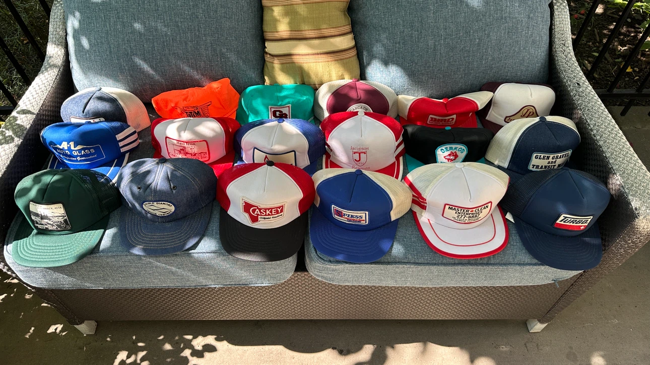 Collection of Vintage Mesh Back Trucker Hats