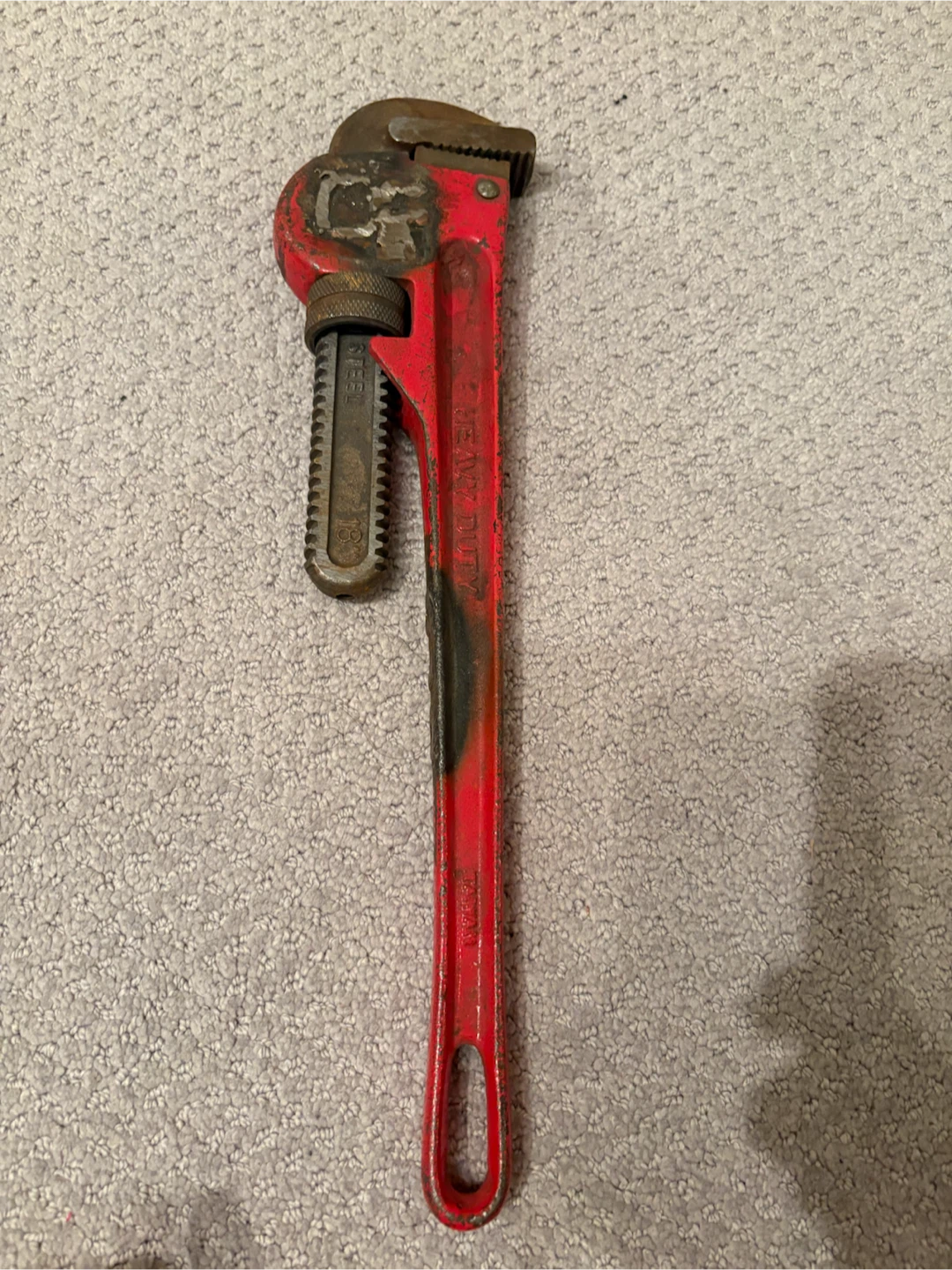 18 Inch Heavy Duty Pipe Wrench - photo 3