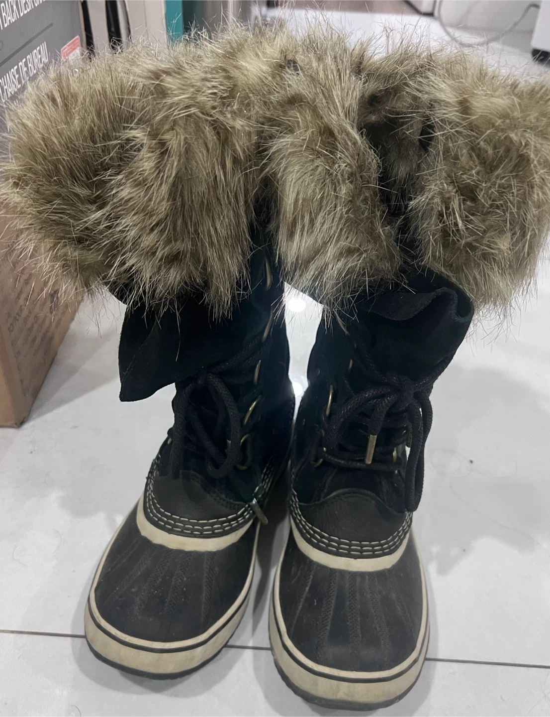 Sorel Winter Boots with Faux Fur