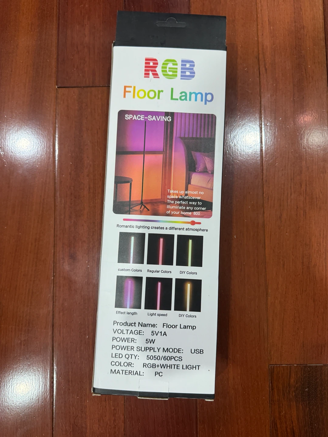 RGB LED Corner Floor Lamp - photo 3