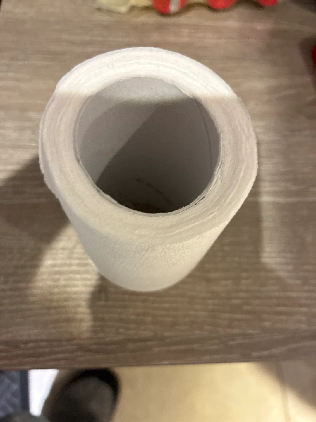 Single roll of toilet paper