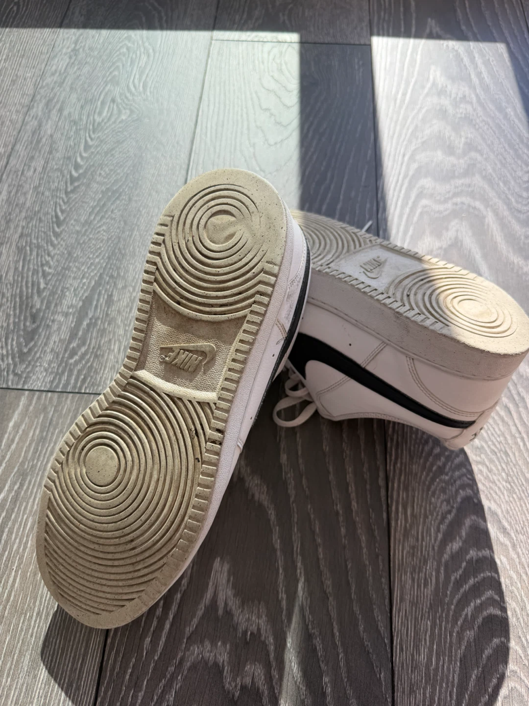 Nike Court Vision Low White Sneakers - photo 2