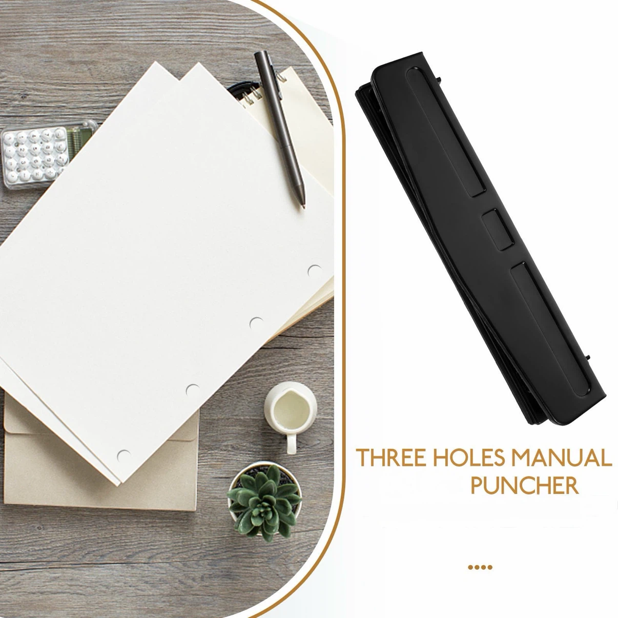3-Hole Punch - Perfect for School, Office & Crafting!!