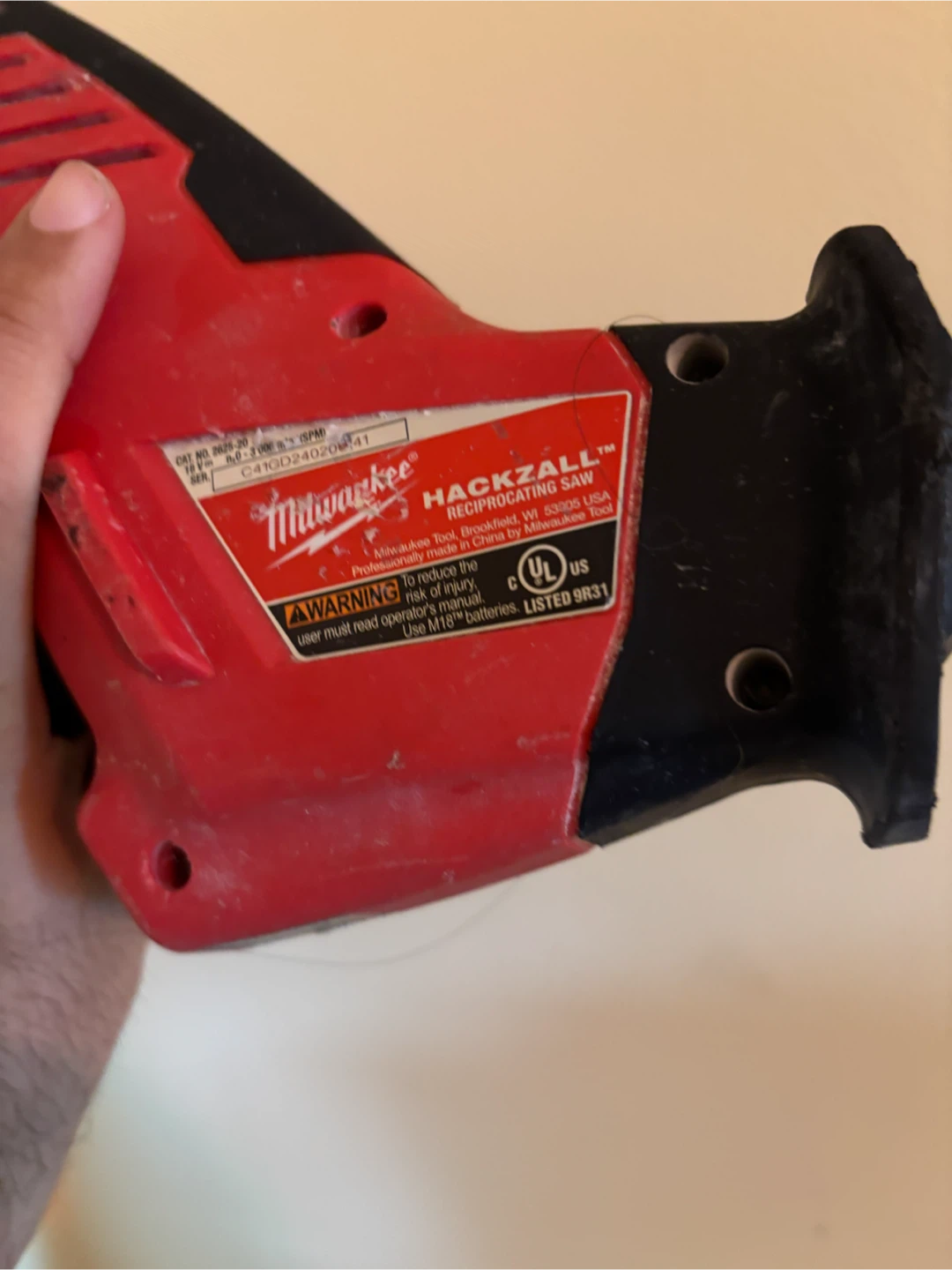 Milwaukee M18 Hackzall Reciprocating Saw - photo 2