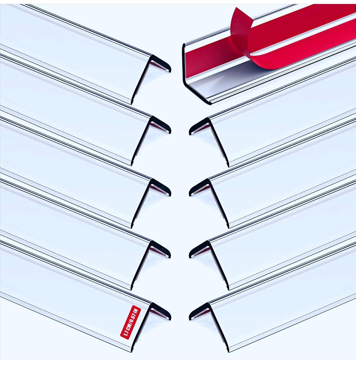 Clear L-Shaped Wall Corner Guards