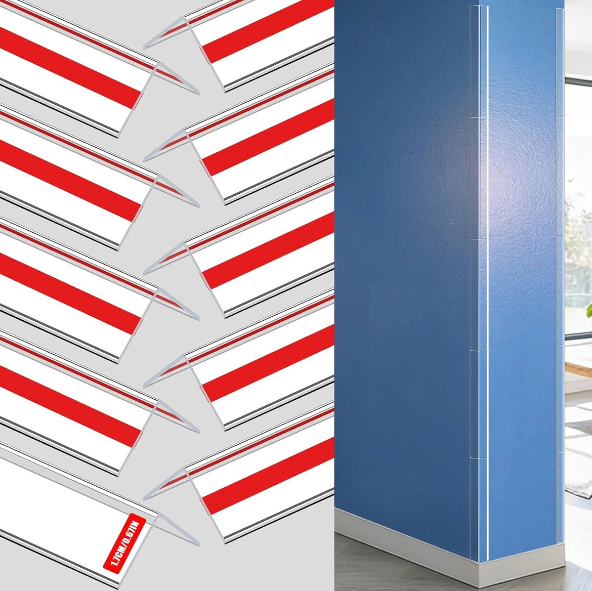 Clear L-Shaped Wall Corner Guards - photo 2