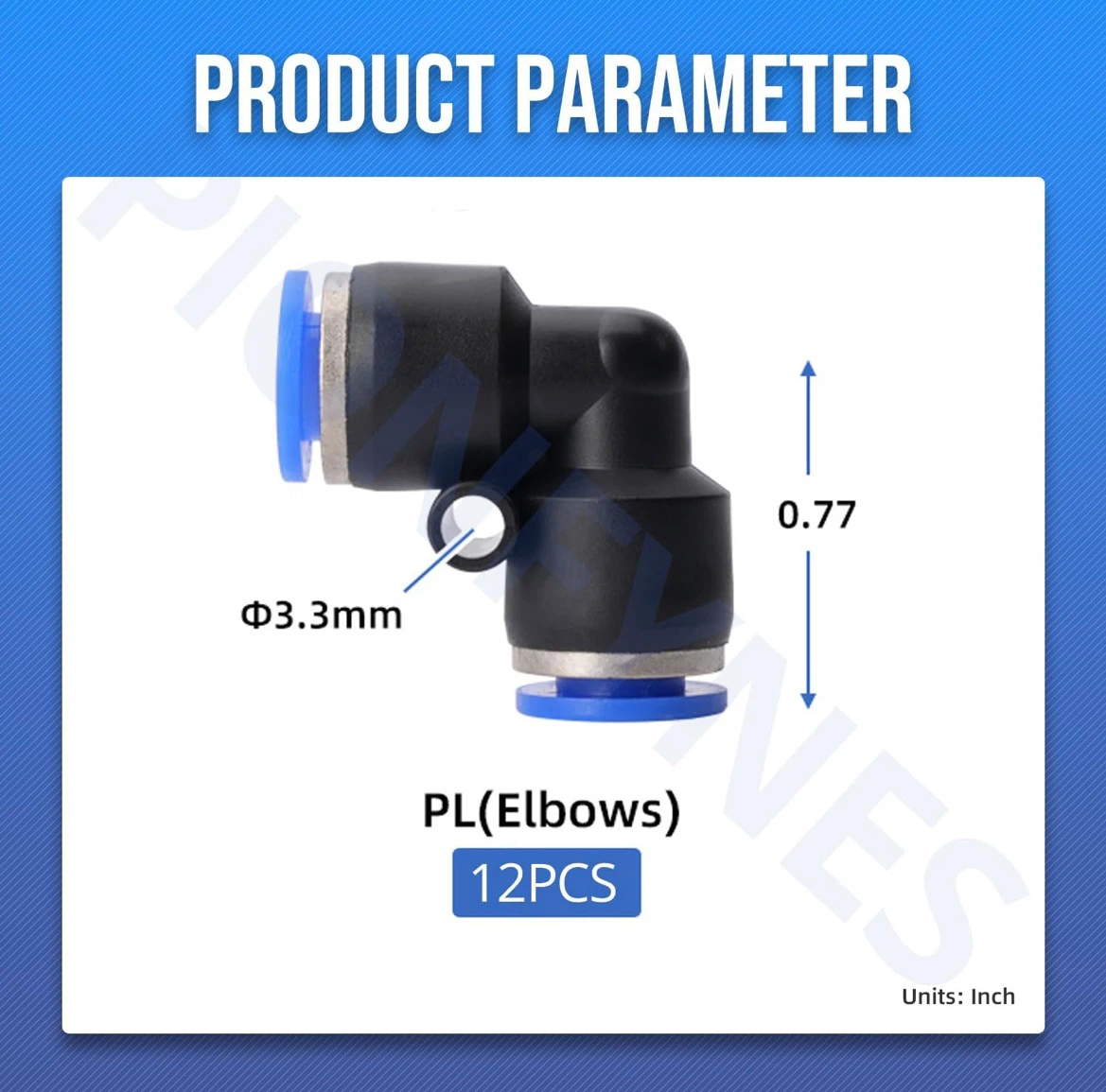 12-Piece PL Elbow Push-to-Connect Fittings - photo 2