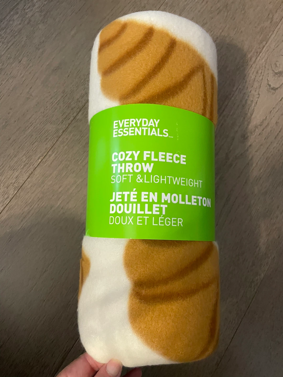 NEW! Croissant Fleece Throw