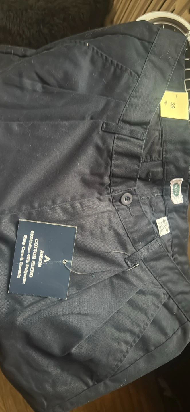 Anson Cotton Blend Pants Size 38