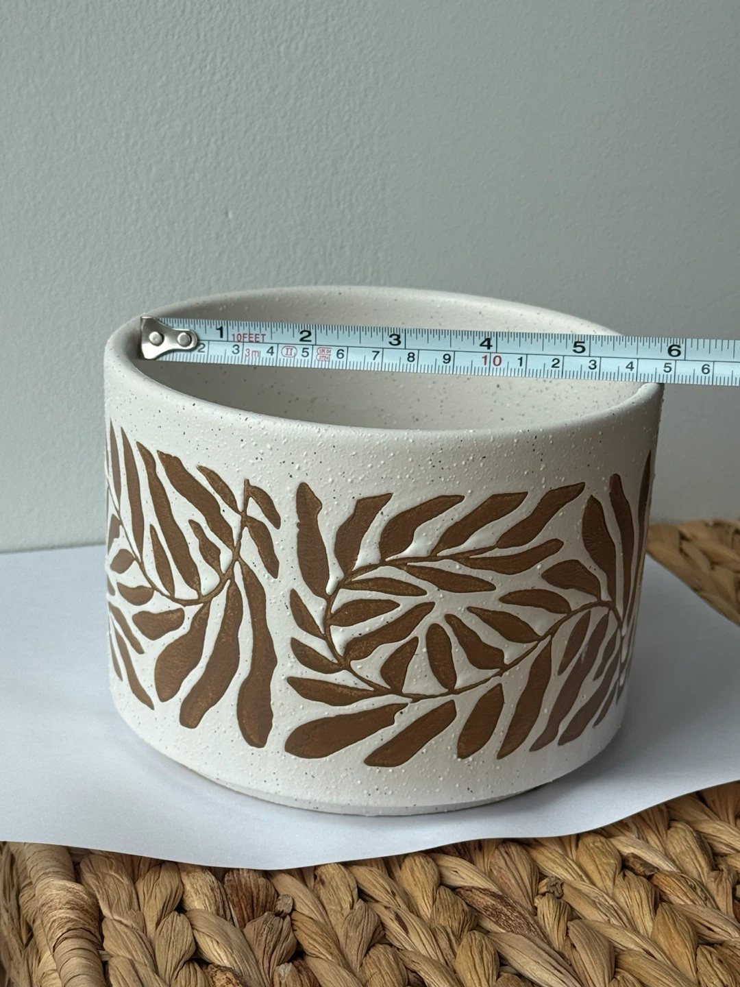 Planters: grey and brown. Concrete, Ceramic+Wood - photo 3