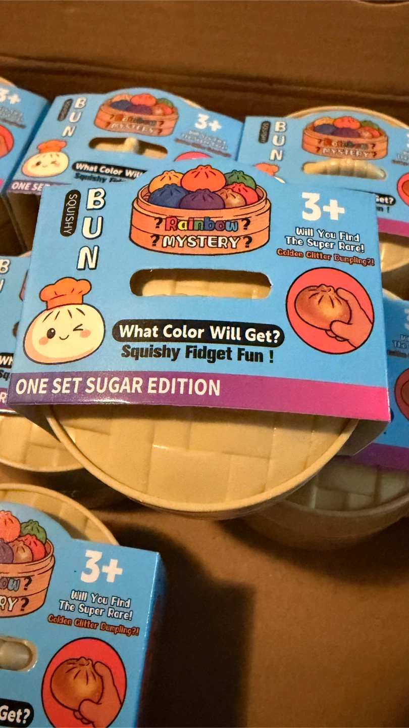 New Mini Squishy Bun Mystery Toy - Sugar Edition fidget toy